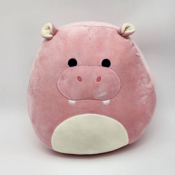 Squishmallows Ridelle The Pink Hippo 11" Soft Plush - Picture 1 of 9